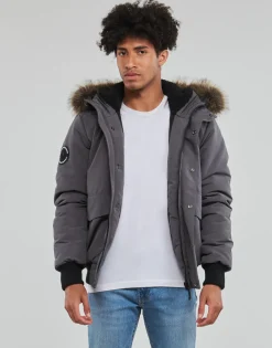 Manteaux^Superdry - EVEREST BOMBER Charcoal