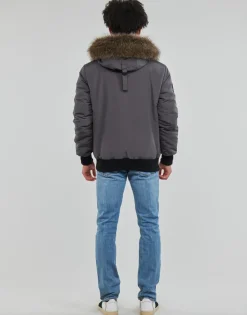 Manteaux^Superdry - EVEREST BOMBER Charcoal