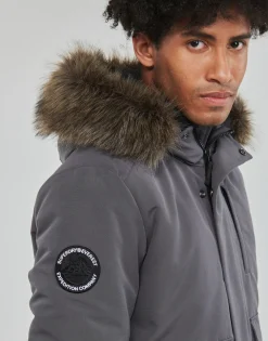 Manteaux^Superdry - EVEREST BOMBER Charcoal