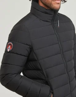 Manteaux^Superdry - FUJI EMB PADDED Noir