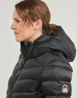 Manteaux^Superdry - HOODED FUJI PADDED JACKET Noir