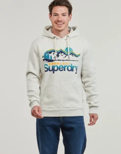 Sweats & Polaires^Superdry - HOODED GREAT OUTDOORS Beige