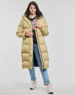 Manteaux^Superdry - STUDIOS LONGLINE DUVET COAT ShakerBeige