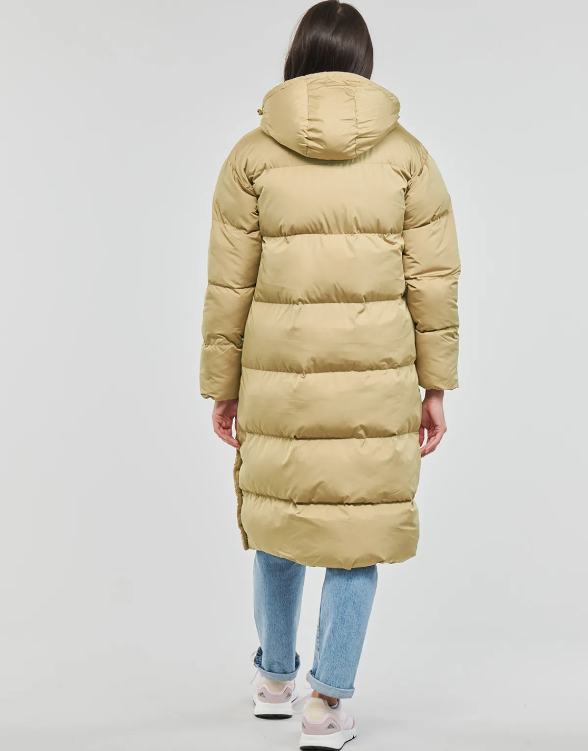 Manteaux^Superdry - STUDIOS LONGLINE DUVET COAT ShakerBeige