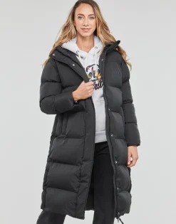 Manteaux^Superdry - STUDIOS LONGLINE DUVET COAT Black