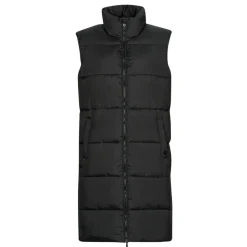 Manteaux^Superdry - STUDIOS LONGLINE QUILTED GILET Black