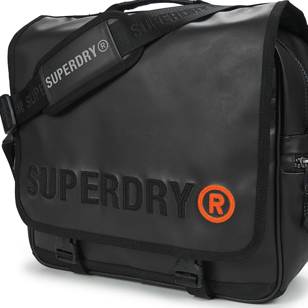 Besaces / Sacs Bandoulière^Superdry - TARP RECORD Noir
