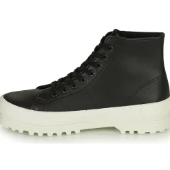 Baskets Mode^Superga - 2341 ALPINA NAPPA Noir