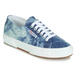 Baskets Mode^Superga - 2750 TIE DYE DENIM Bleu