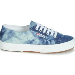 Baskets Mode^Superga - 2750 TIE DYE DENIM Bleu