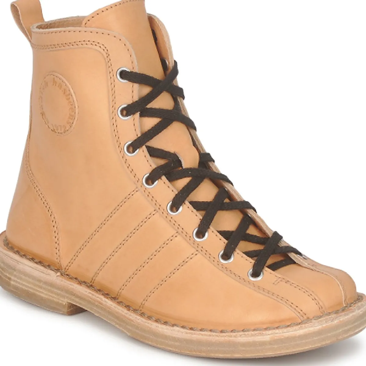 Bottines / Boots^Swedish hasbeens - VINTAGE BOWLING BOOT Beige