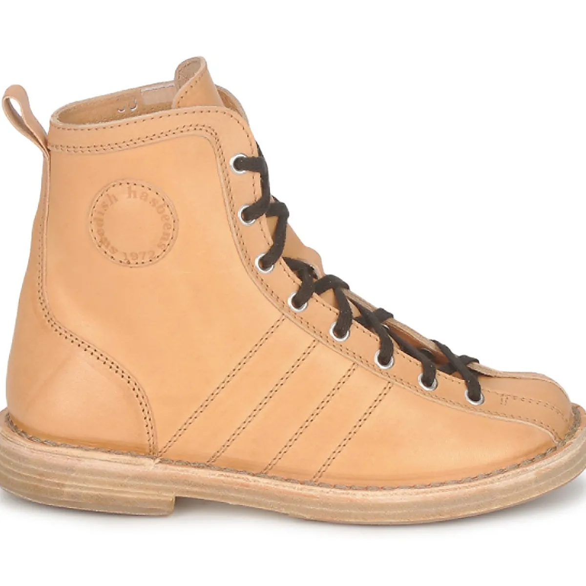 Bottines / Boots^Swedish hasbeens - VINTAGE BOWLING BOOT Beige