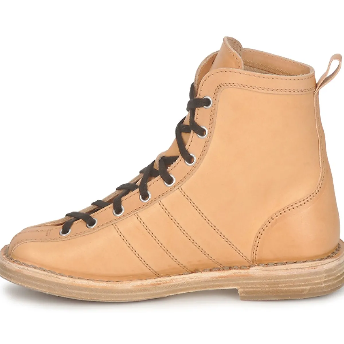 Bottines / Boots^Swedish hasbeens - VINTAGE BOWLING BOOT Beige