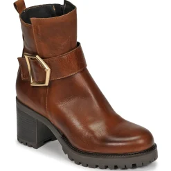 Bottines / Boots^Sweet Lemon - PIRLOU Cognac