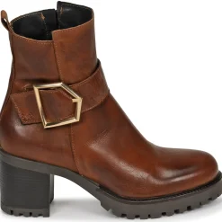 Bottines / Boots^Sweet Lemon - PIRLOU Cognac