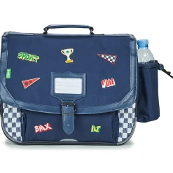 Cartables^Tann's - MATHEO CARTABLE 38 CM POCHE GOURDE Marine
