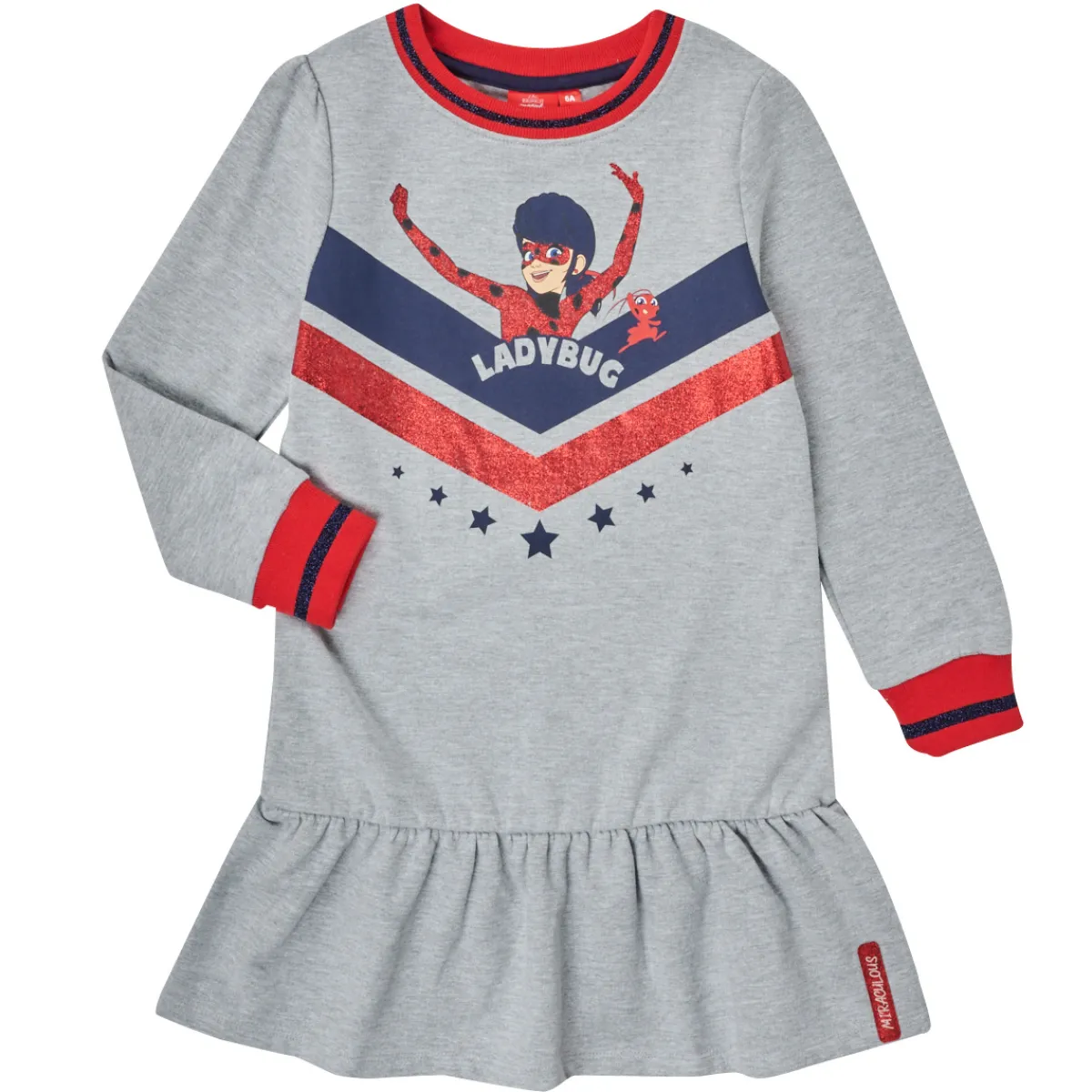 Robes^TEAM HEROES - DRESS LADYBUG Gris