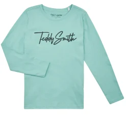 T-shirts & Polos^Teddy Smith - T-EVAN ML JR Bleuclair