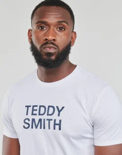 T-shirts & Polos^Teddy Smith - TICLASS Blanc