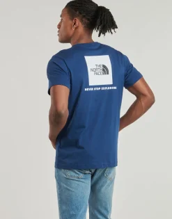 T-shirts & Polos^The North Face - S/S Box Nse Tee Bleu