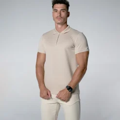 T-shirts & Polos^THEAD. - AXEL POLO SHIRT Beige