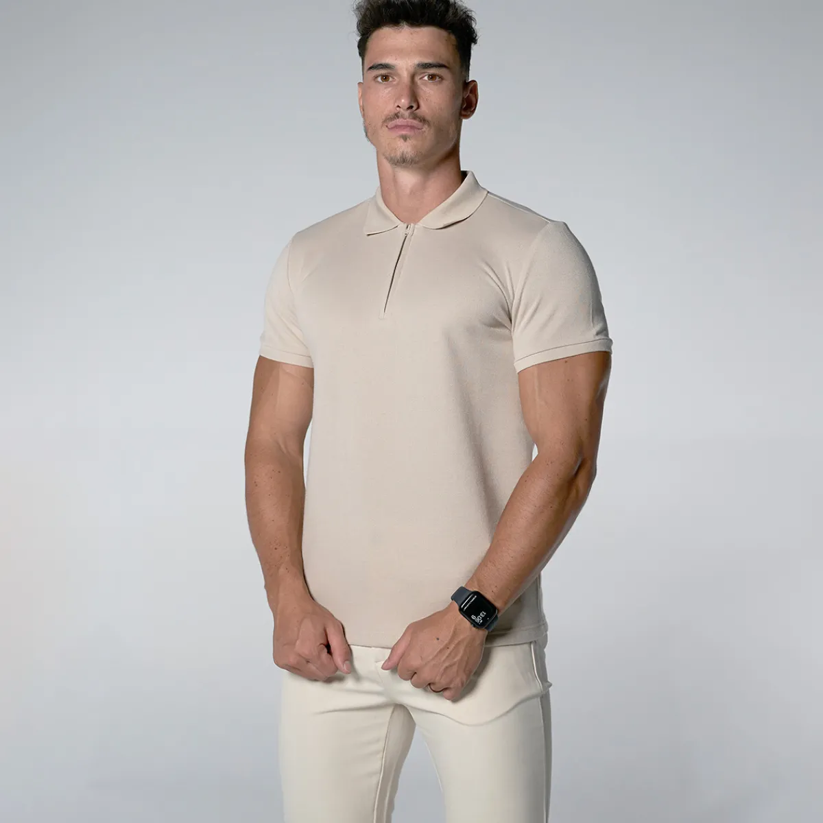 T-shirts & Polos^THEAD. - AXEL POLO SHIRT Beige