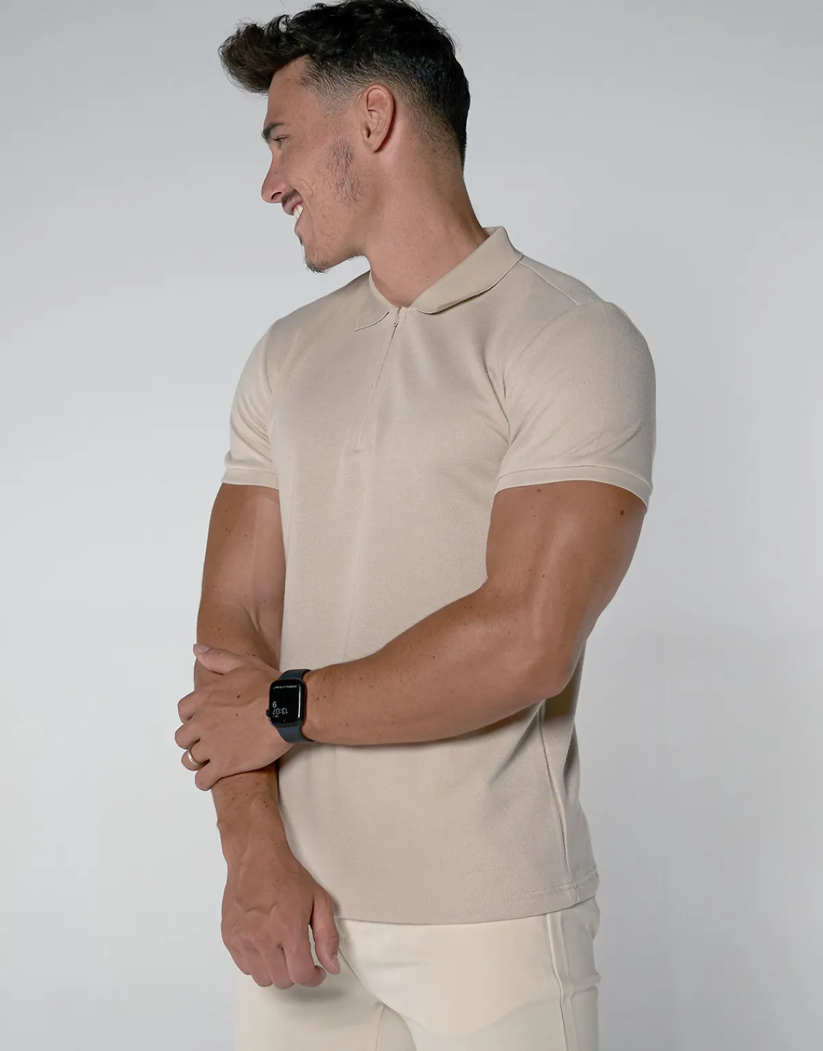 T-shirts & Polos^THEAD. - AXEL POLO SHIRT Beige