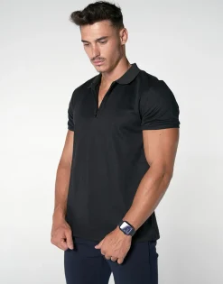 T-shirts & Polos^THEAD. - AXEL POLO SHIRT Noir