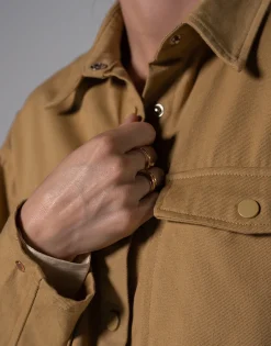 Vestes^THEAD. - HAILEY SHIRT Camel