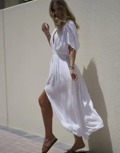 Robes^THEAD. - MEREDITH Blanc
