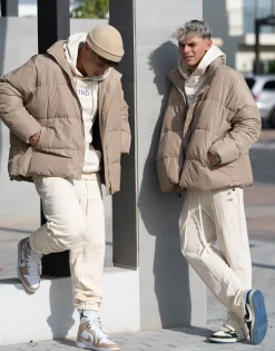 Manteaux^THEAD. - PUFFER JACKET Beige