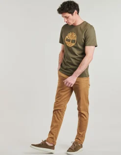 T-shirts & Polos^Timberland - KENNEBEC RIVER CAMO TREE LOGO Vert