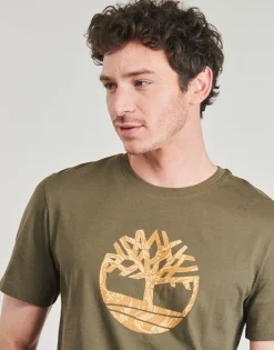 T-shirts & Polos^Timberland - KENNEBEC RIVER CAMO TREE LOGO Vert