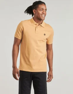 T-shirts & Polos^Timberland - MILLERS RIVER PIQUE SHORT SLEEVE POLO Jaune