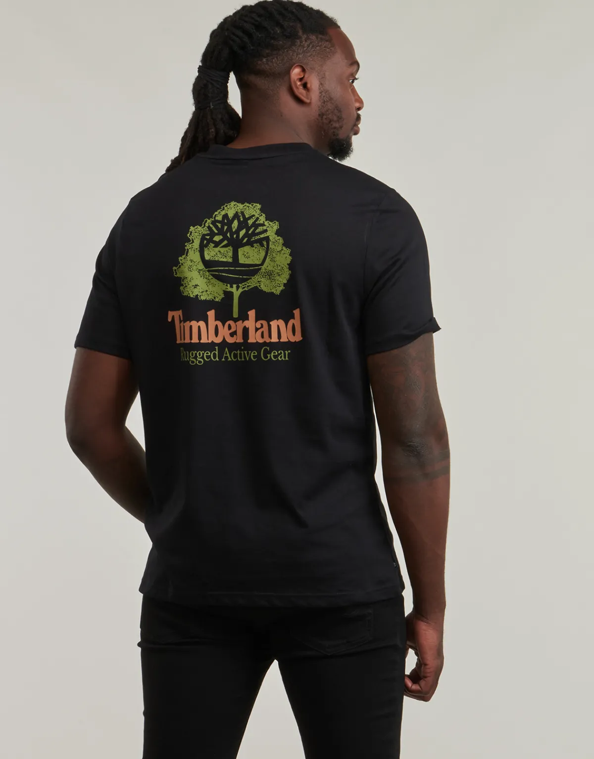 T-shirts & Polos^Timberland - Outdoor Inspired Back Graphic Tee Noir