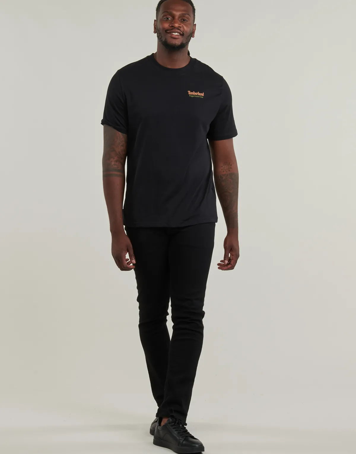 T-shirts & Polos^Timberland - Outdoor Inspired Back Graphic Tee Noir
