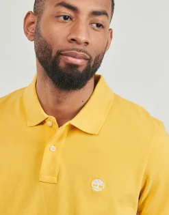 T-shirts & Polos^Timberland - Pique Short Sleeve Polo Jaune