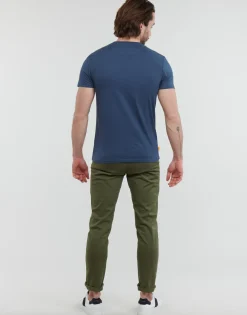 T-shirts & Polos^Timberland - SS DUNSTAN RIVER CREW TEE Bleu