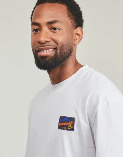 T-shirts & Polos^Timberland - SS GRAPHIC TEE Blanc