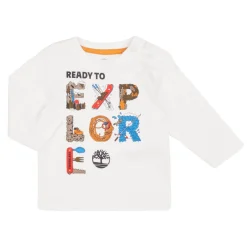 T-shirts & Polos^Timberland - TEE-SHIRT MANCHES LONGUES T60250 Blanc