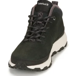 Baskets Mode^Timberland - WINSOR TRAIL MID LEATHER Noir