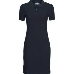 Robes^Tommy Hilfiger - 1985 SLIM PIQUE POLO DRESS SS Marine