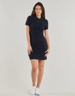 Robes^Tommy Hilfiger - 1985 SLIM PIQUE POLO DRESS SS Marine