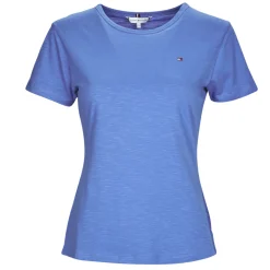 T-shirts & Polos^Tommy Hilfiger - 1985 SLIM SLUB C-NK SS Bleu