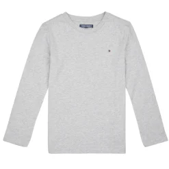 T-shirts & Polos^Tommy Hilfiger - BOYS BASIC CN KNIT L/S Gris