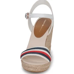 Sandales Et Nu-pieds^Tommy Hilfiger - CORPORATE WEDGE Blanc