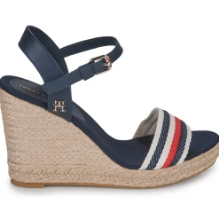 Sandales Et Nu-pieds^Tommy Hilfiger - CORPORATE WEDGE Marine