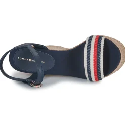 Sandales Et Nu-pieds^Tommy Hilfiger - CORPORATE WEDGE Marine