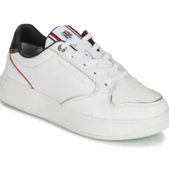 Baskets Mode^Tommy Hilfiger - ELEVATED CUPSOLE SNEAKER Blanc