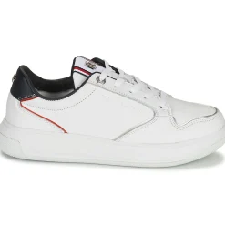 Baskets Mode^Tommy Hilfiger - ELEVATED CUPSOLE SNEAKER Blanc